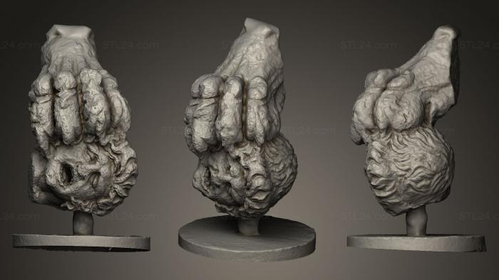 Miscellaneous figurines and statues (A severed head, STKR_0082) 3D models for cnc